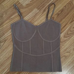 Corset Style Tank Top